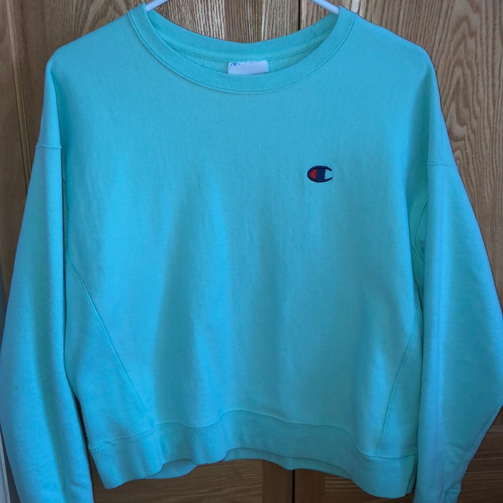 Mint green Women’s champion crew neck